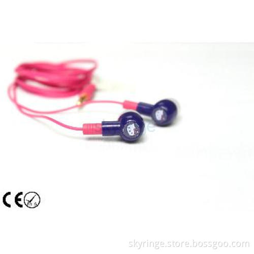 Best hello kitty earphone and brand earphoneunder CE and Rohs